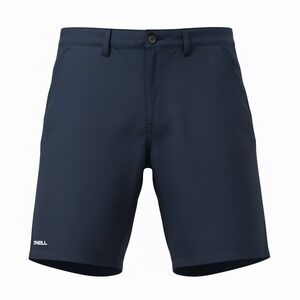 O'Neill Flat Front Shorts Men's Size 40 Navy Blue 10" Inseam Casual Surf Beach